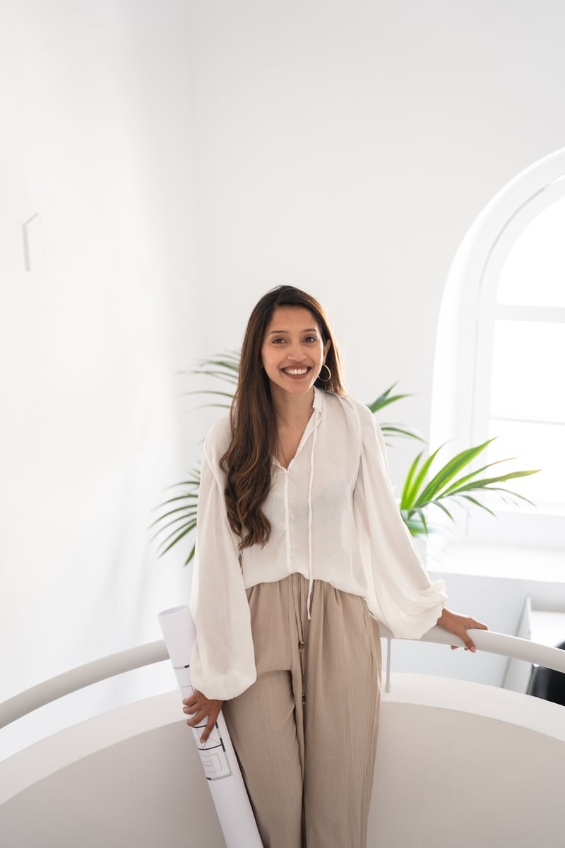 Woman Working at an Architecture Firm 